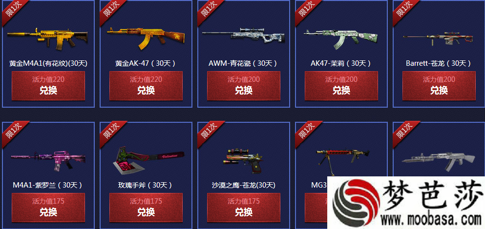 cf,火线夏日活力值怎么兑换